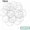 10Pcs 3/5/10/15CM Blanks Acrylic Circle Dis Transparent Transparent Disc  Paintings