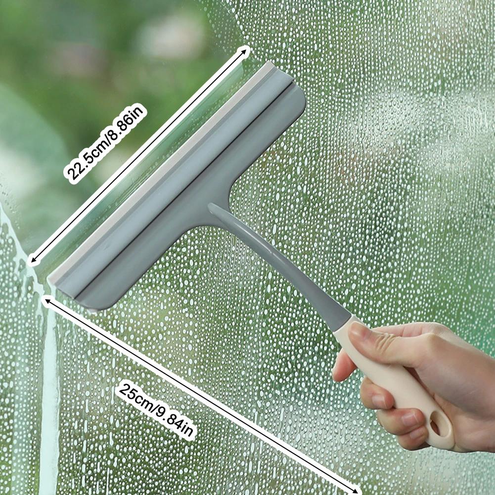 1Pc Multi-Purpose Silicone Scraping Washing Household Window Bathroom Kitchen Glass Cleaning Tool Floor Surface Small Wiper