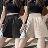 2024 Summer Women's High-Waisted A-Line Slimming Petite Casual Wide-Leg Workwear Shorts