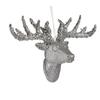 Christmas Bauble Christmas Reindeer Pendant Silver 32 Cm (4 Units)