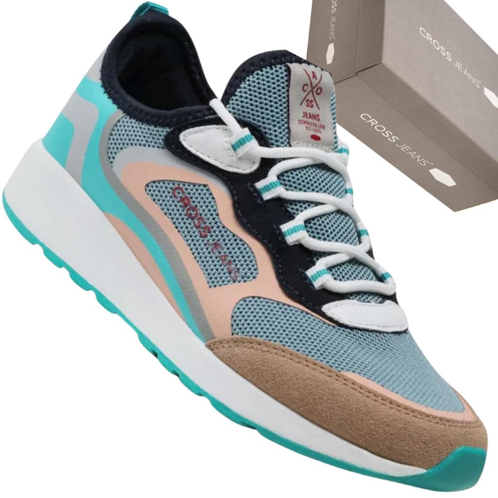 Cross Jeans HH2R4057C Women's Blue Sports Sneakers | Comfort and Style