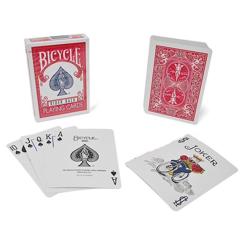 Игральные карты Bicycle Rider Back Deck 808 Запечатанные Покер USPCC Магия Карточные игры Крупный план Сценическая магия Магические трюки Реквизит для фокусника
