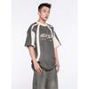 Women's American Vintage Summer T-Shirt, Loose Casual Top with Street-Style Letter Print