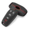 Silicone Key Cover Remote Car Key Case For Ford Kuga Mondeo Mustang F150 Edge Explorer Fusion Smart Key Protector