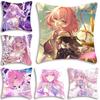 Elysia Аниме H-honkai Impact Наволочка Модная Квадратная Наволочка Спальня Диван Комната Ins Декор Отдых