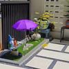 Telescopic Pole Plant Umbrella 65cm Size Garden Shade Cover Plant Shade Umbrella  Garden Use