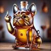 Funny French Bulldog Whiskey Bottle