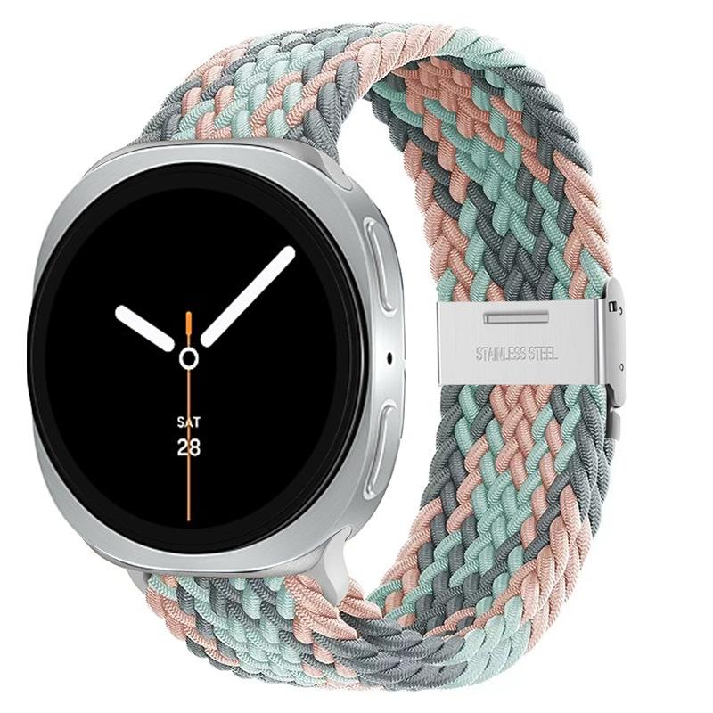 Плетеный Solo Loop для ремешка Samsung Galaxy Watch 8 40 мм 44 мм спортивный pulseira Браслет correa Galaxy watch8 8 classic 46 мм ремешок