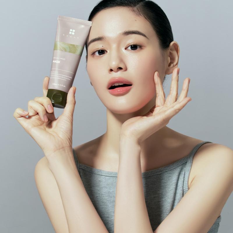 [Выбор Карди Би] BRMUD Очищающая грязевая маска (30 мл, 110 мл, 200 мл) / Рельефная грязевая маска-пенка для умывания  (30 мл, 110 мл, 310 мл) (9 вариантов)