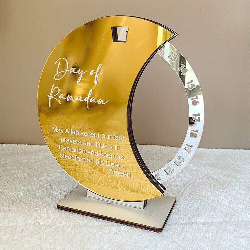 Ramadan Calendar Countdown Decorations for Home Eid Mubarak