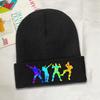 1pc Battle Royale Dance Of Victory Dance Beanie Hats Knitted Hat Outdoor Elastic Adult Caps Spring Custom Vintage Bonnet Hats
