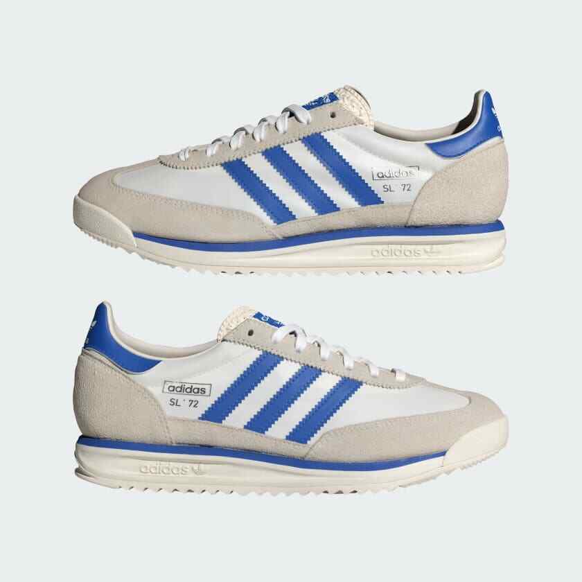 JH8644 adidas Originals SL72 RS Меловой Белый Синий Облачный Белый (Мужской)