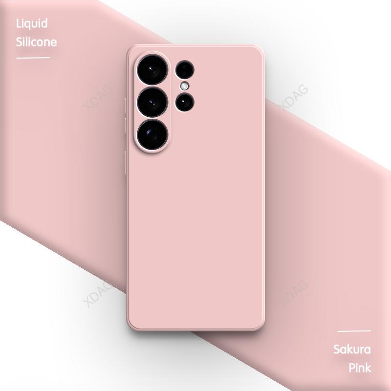 Жидкий силиконовый чехол-конфета для Samsung Galaxy S26 Ultra Plus S26Ultra S26+ S26Plus 5G Мягкие оригинальные противоударные задние крышки
