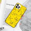 JP34 Pikachu Black Soft Case for Xiaomi Poco X6 X4 M5 M6 F5 F6 C65 C55 C50 C51 C40 Pro Redmi 14C A3X 13C 12C 11T 10A 9C Note 7 6 8A Plus