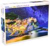 In Jigsaw Cinque Terre Under the Starry Sky X 72 [Made Japan] 1000-piece Puzzle, (49 Cm)