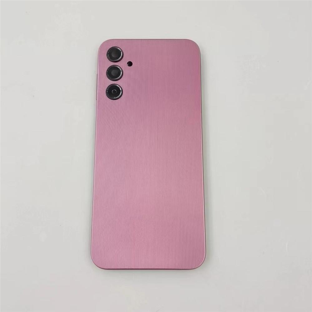 Для SAMSUNG Galaxy A14 4G A145, SM-A146B Задняя крышка корпуса из стекла для аккумулятора, Запасная часть корпуса задней двери С рамкой для объектива камеры