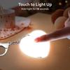 Светодиодный Мини Ночник-брелок в форме сердца, сенсорный, USB