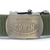 [Edwin] Belt 32mm 120cm Antique Gold GI Gacha Belt 01001299J Men's 22269272 Khaki Width 3.2 X Total Length 120cm