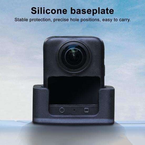 Основа для автомобильной камеры Самоклеящаяся задняя наклейка Стабилизатор камеры Антивибрационное силиконовое крепление для DJI OSMO 360
