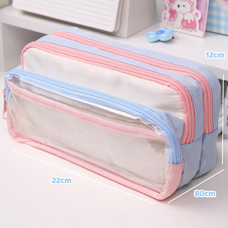 Пенал большого объема Itabag Косметичка Ita Bag Чехол Однотонная Сумка для хранения Сумка для хранения канцелярских принадлежностей