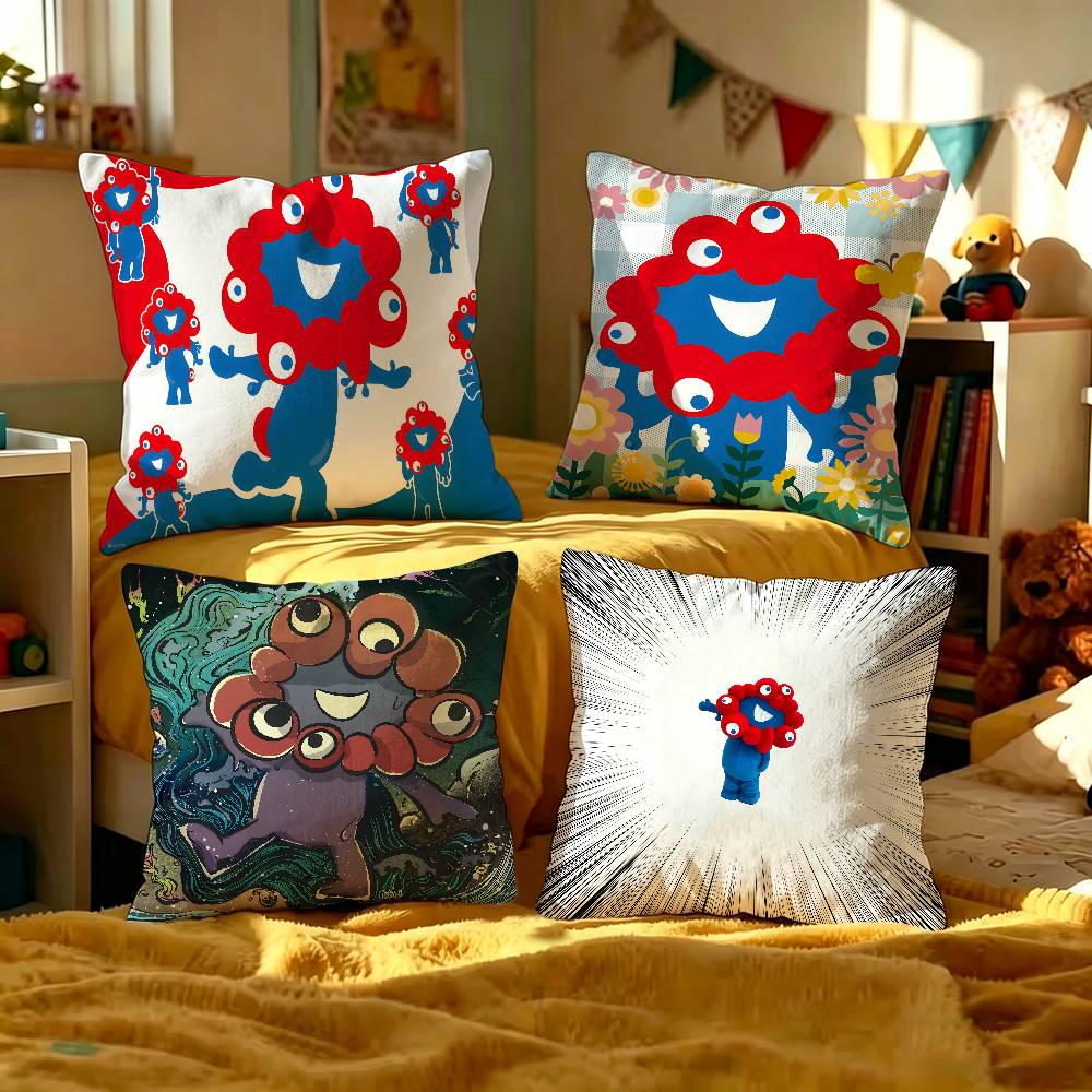 Cartoon MMyakuMyaku Pillow Cushion Cover Pillowcase Living Room Sofa Home Decor Customized