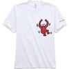 Converse Футболки Мужские Белые С Круглым Вырезом Умеренный Прямой Крой 10022253-A01