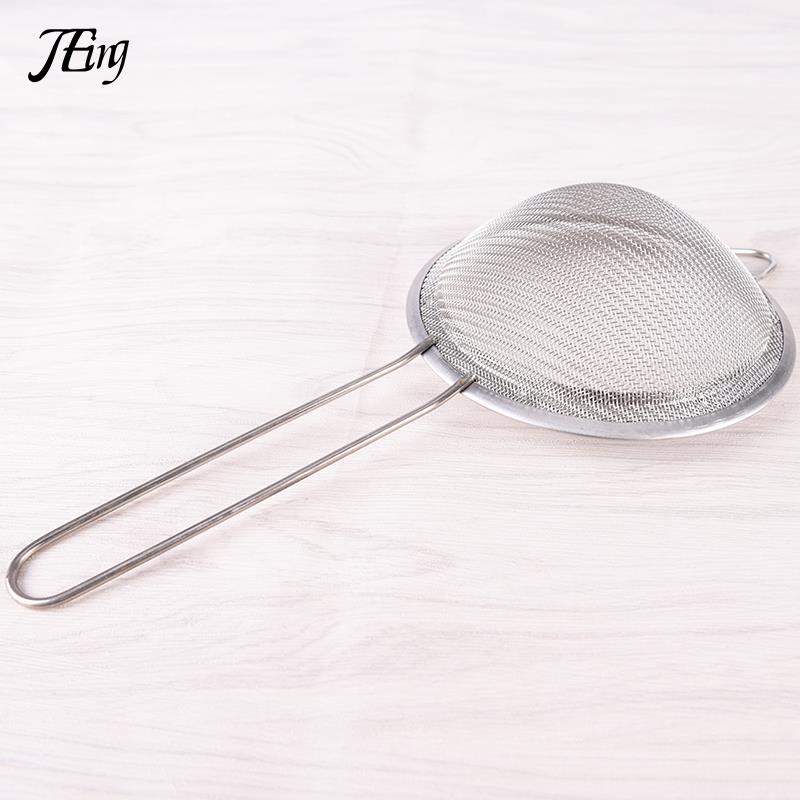 Kitchen Stainless Steel Wire Fine Mesh Oil Strainer Flour Colander Sifter Sieve Kitchen Stainless Steel6