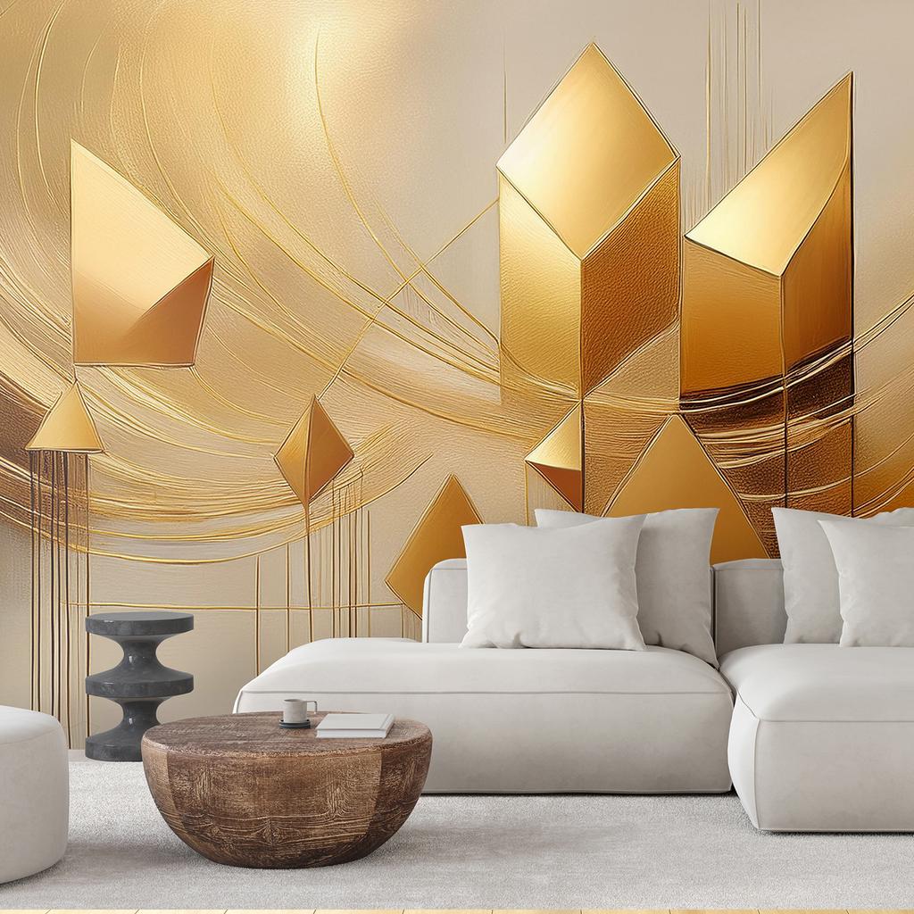 Wallpaper Gold glamour abstraction