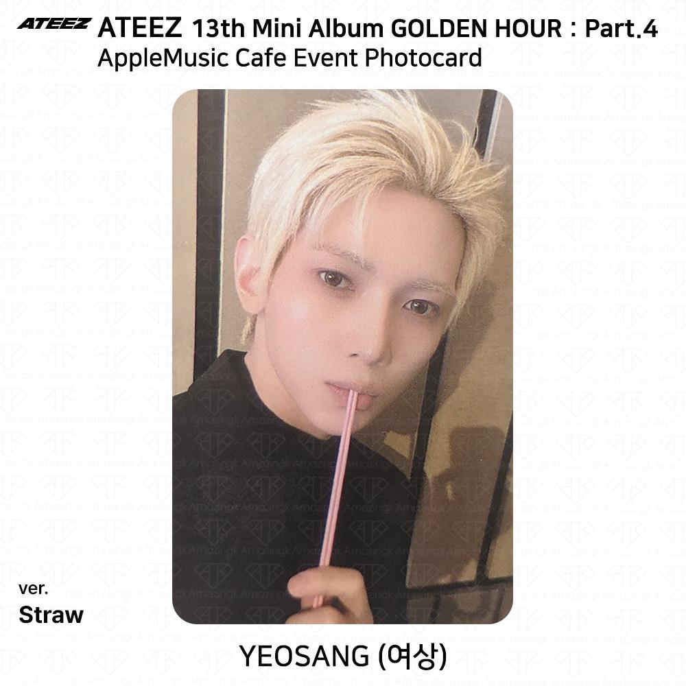 ATEEZ 13-й мини-альбом Golden Hour Часть 4 Фотокарточка с мероприятия AppleMusic Cafe