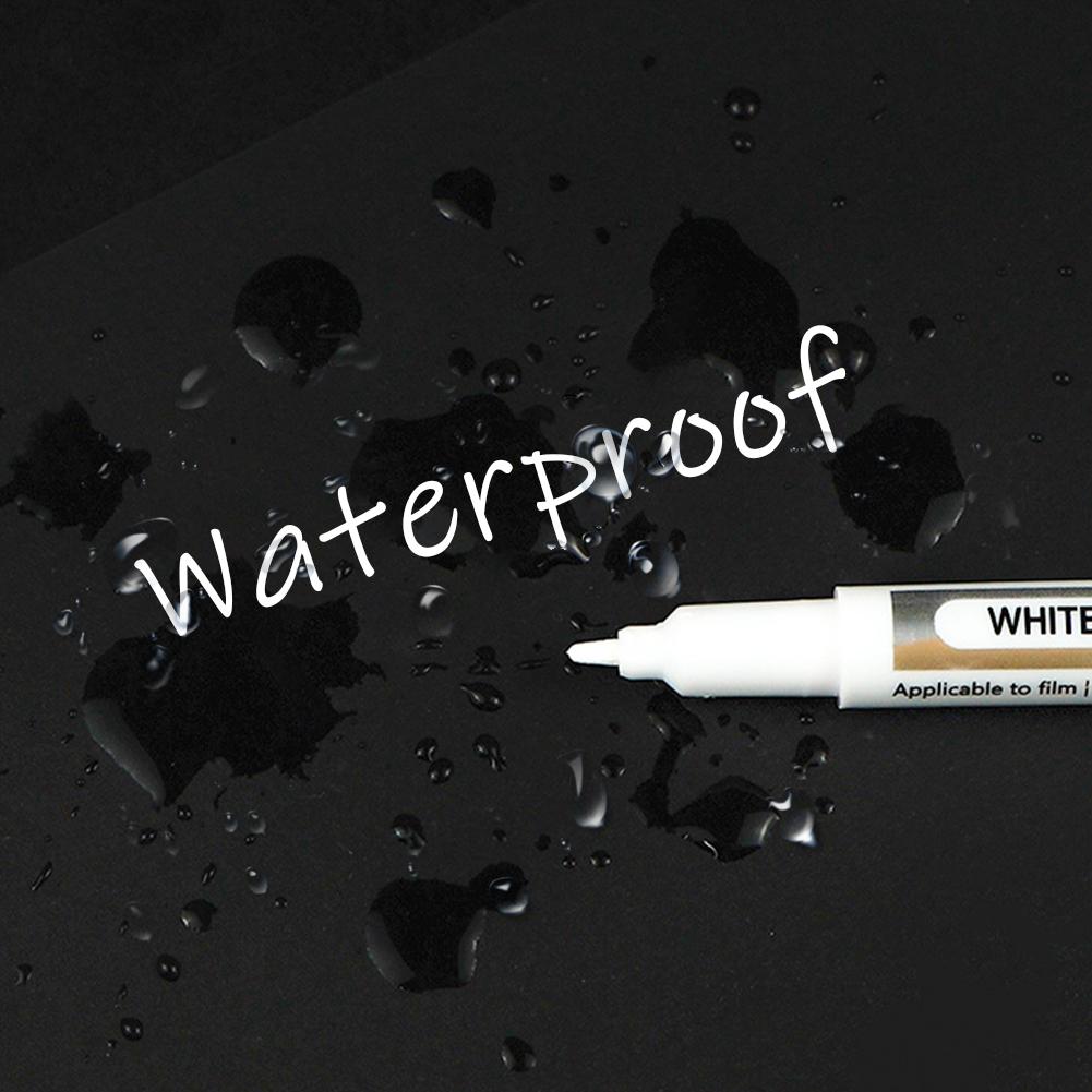 Белые, черные, красные маркеры 1,0 мм, масляная водостойкая ручка для краски для шерсти, холста, шин, стекла, камня, металла, маркеры для рисования граффити, канцелярские принадлежности