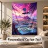 Fortnite Tapestry, Personalized Custom Text, Wall Hanging Tapestry For Living Room Home Wall Decor
