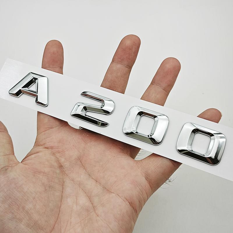 3D ABS Автомобильные Буквы Логотип A180 A220 A260 Шильдик Задний Значок на Багажник Для Mercedes Benz A-Класса A180 A200 A220 A260 W177 Задняя Наклейка LZ4