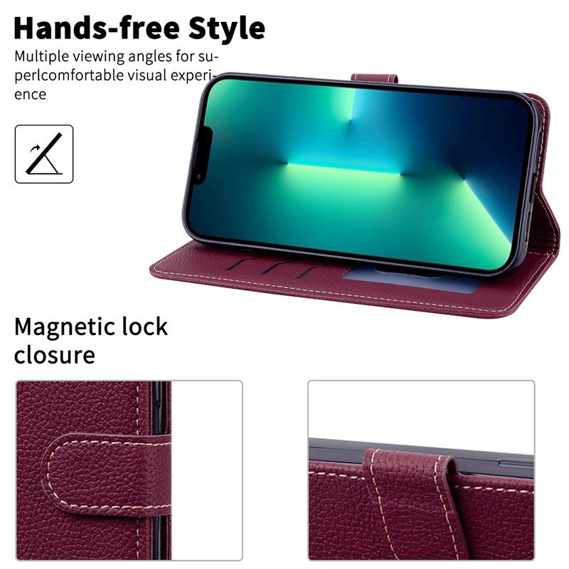 Wallet Case for iPhone 14 13 12 11 Samsung S23 S22 S21 S20 S21FE A13 A23 A33 A53 Xiaomi Redmi Note 12 11S 10S 9S Redmi 10 9A 8A PU Leather Flip Cover
