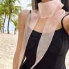 New Spring Summer Sheer Long Scarf Ribbon Headband Women Fashion Spicy Girl Style Y2K Party Decoration Narrow Edition Scarf