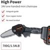 Wireless Electric Chainsaw Household Type Hand-held Chainsaw Wireless Lithium Battery Outdoor Cutting Tools