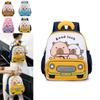Capybara Pattern Kids Backpack Boys Girls School Bag With Breathable Nylon For Preschool Use