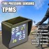 Датчики давления в шинах Солнечная зарядка Мотоциклетная TPMS Контроль давления в шинах Температура шин Система сигнализации с 2 датчиками