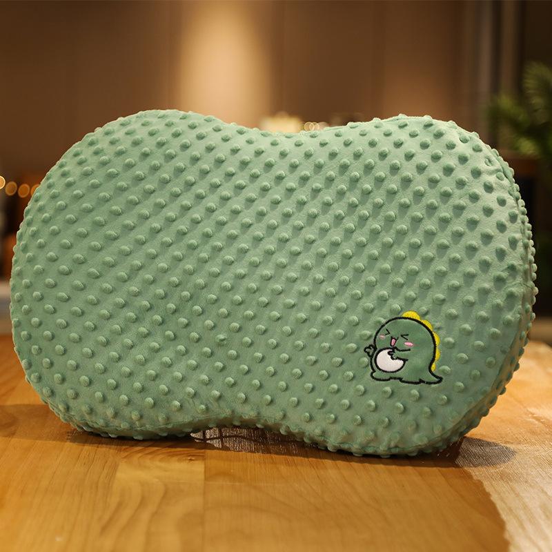Мягкая подушка-дуду с бархатным животиком, подушка из пены с памятью для сна и декомпрессии, кровать, подушка для снятия стресса для взрослых, подушка для сна с поддержкой, кожаная оболочка