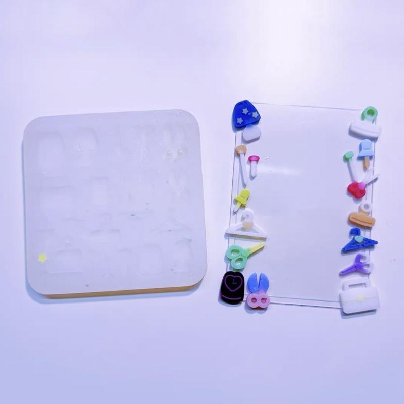 Силиконовая форма для игральных карт, крошечный бантик, звезда, теннисная форма, наполнитель, ремесло, 3D одежда, сделай сам, поделки ручной работы