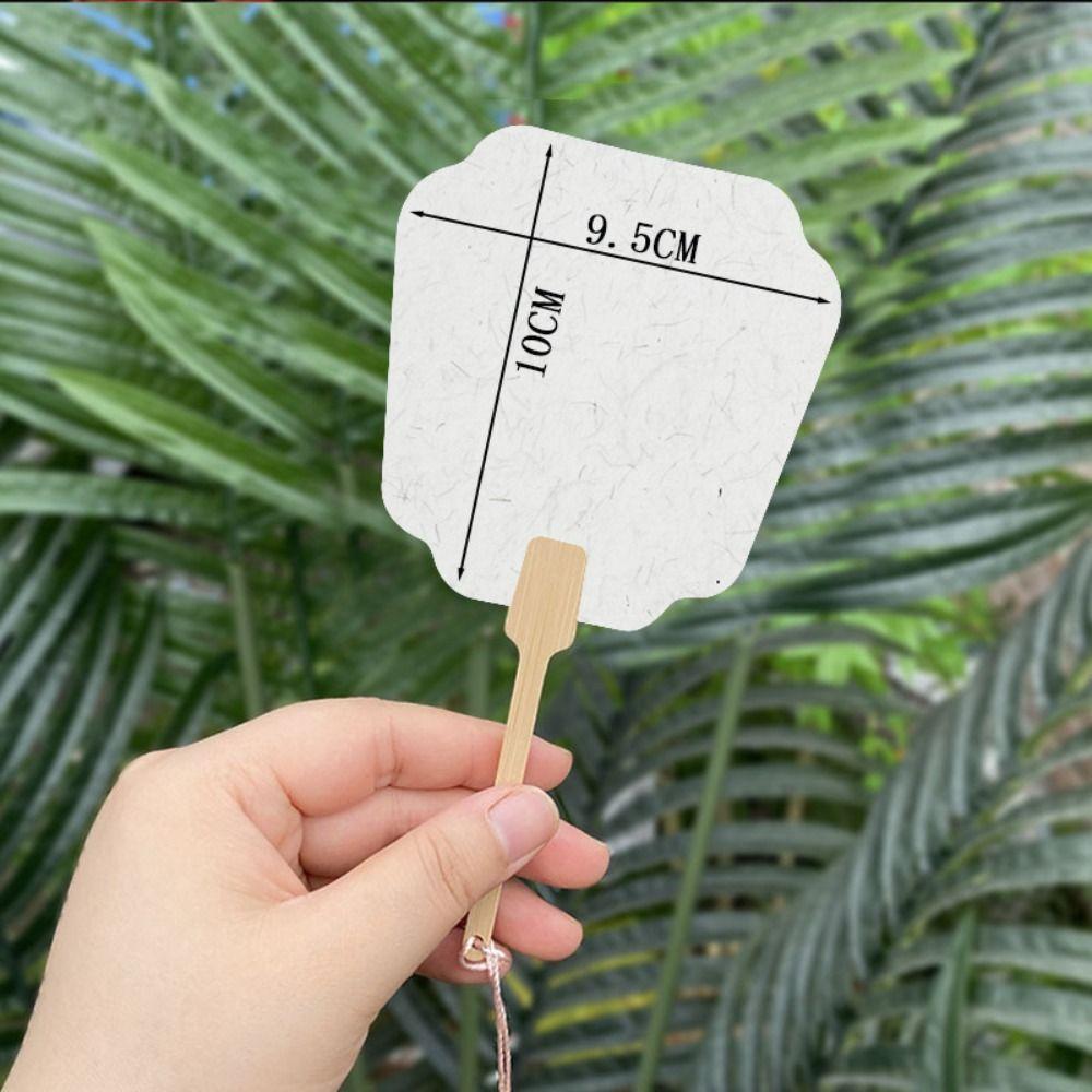 Мини-групповой веер Xuan бумажный веер двухсторонний пустой маленький веер расписанный вручную креативный веер DIY лакированный веер ручной веер рукоделие