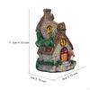 Xmas Miniature Light Up Decorative Craft Fairy Garden Statue Mini Tabletop Model Ornament for