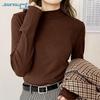 Женский топ с воротником-стойкой и подкладкой из термофлиса Jeanswest