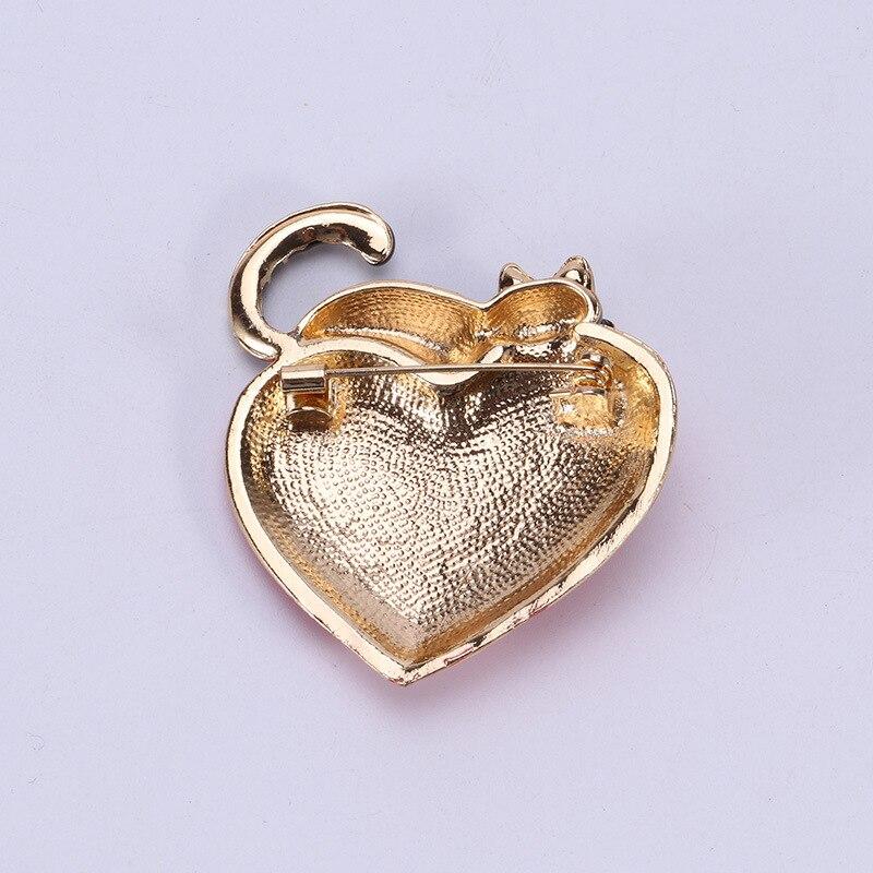 Стиль трансграничной торговли Креативный дизайн Любовь к кошкам Брошь Аксессуары для одежды Брошь-корсет AVE