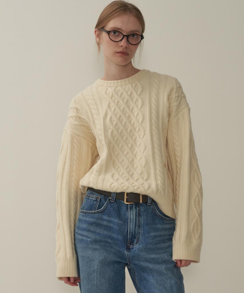 MOTT Classic Cable Knit - Ivory