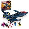 Игрушка LEGO Super Heroes X-Men X-Jet - Идеальный подарок на день рождения, Рождество, для мальчиков, девочек, детей возрастом 8, 9, 10 лет, учеников начальной школы - Marvel Go