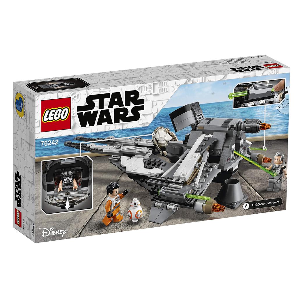 LEGO Звездные войны Black Ace Tie Interceptor 75242 Block Toy Boys