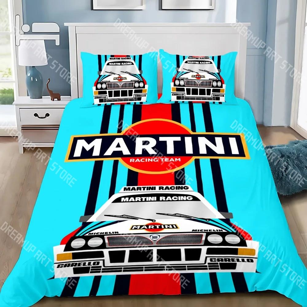 Модный Гоночный M-Martini Полосатый Автомобили Комплект Постельного Белья Односпальный Полуторный Полный Евро Маленький Евро Матрас Детская Спальня Комплекты Пододеяльников
