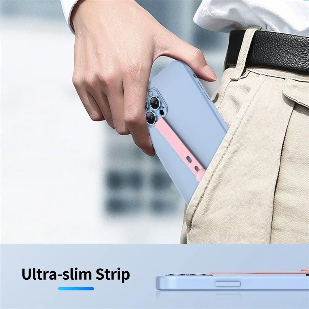 Adjustable Phone Strap Silicone Phone Hand Band Portable Phone Case Wristband  Phone Accessories