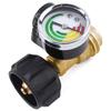 2Pcs Propane Tanks Gauge Level Indicator Solid Brass Leak Detector Gas Level Indicator Universals Gas Pressure Meter