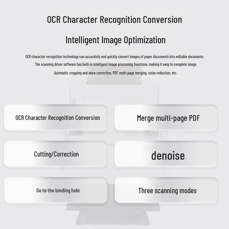 KOMEI GS2600 High-Speed Document Scanner CN plug (adapter included)